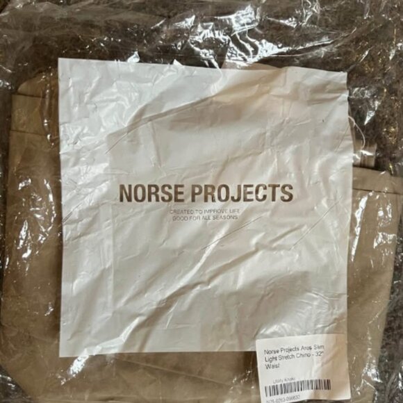 Norse Projects Aros Slim Stretch Chino Khaki - Picture 3 of 5